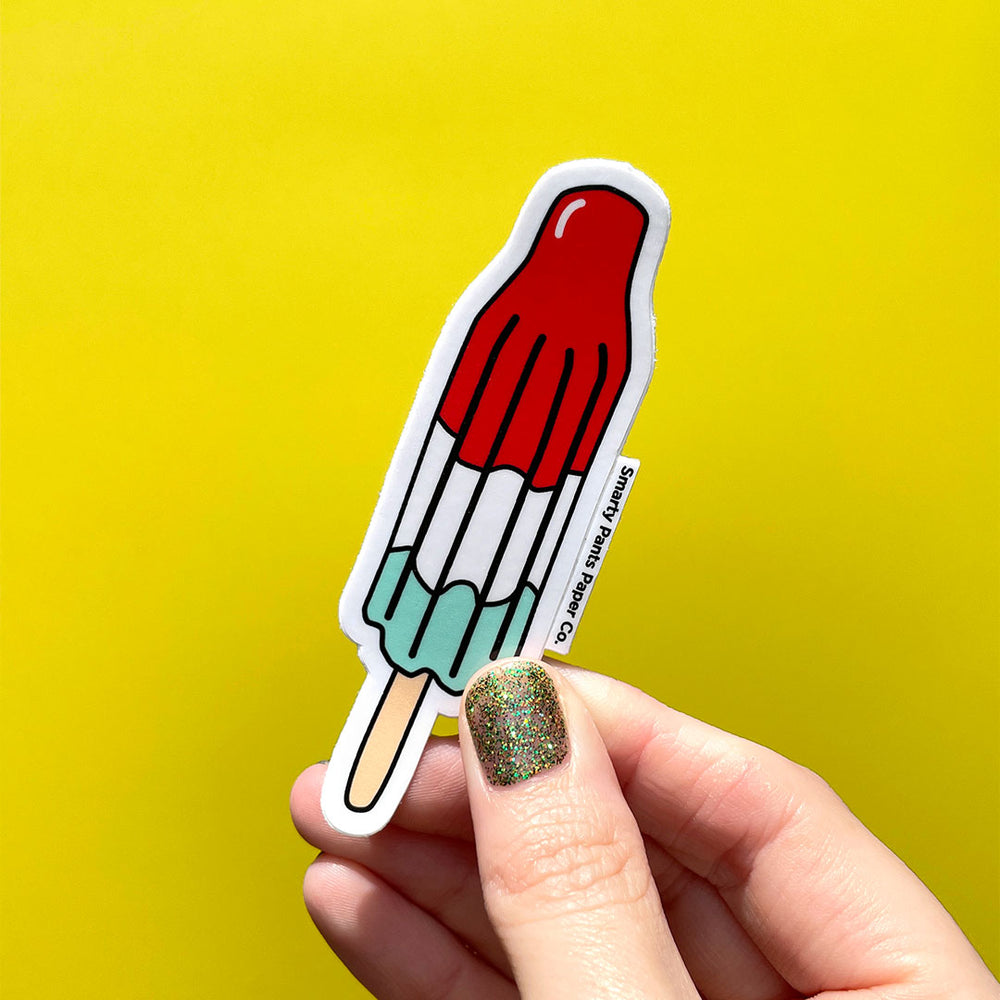 Retro Popsicle Waterproof Vinyl Sticker