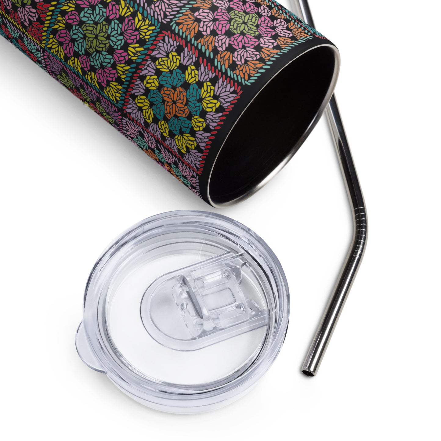 Granny Square Stainless steel tumbler
