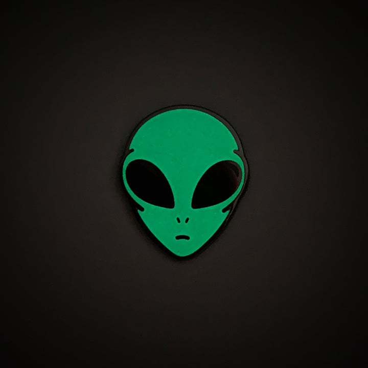 Alien Pin- Glow in the dark!