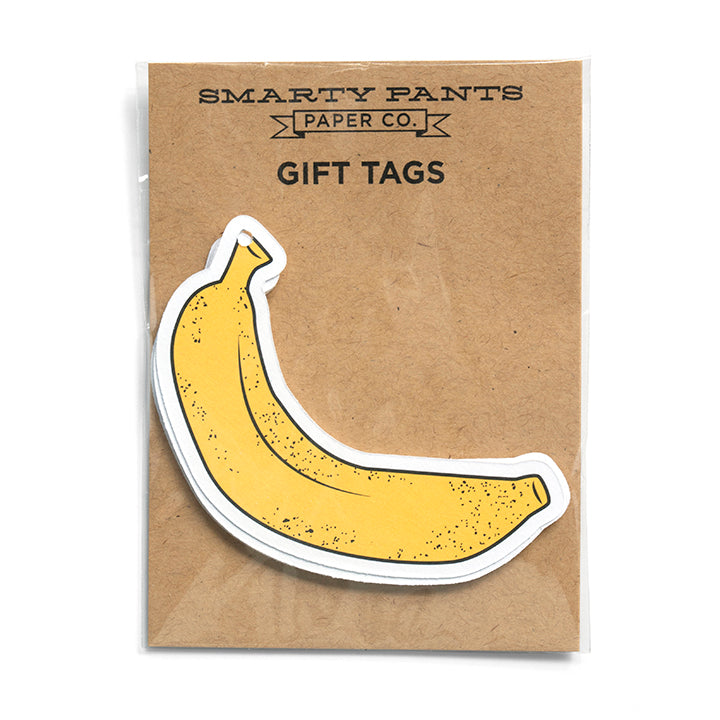 Die Cut Gift Tags- Banana