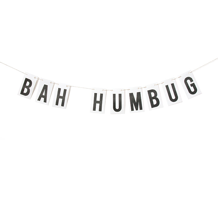 Bah Humbug Mini Banner
