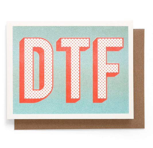 DTF Note Card- 75% off!