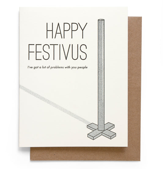 Festivus Pole Card