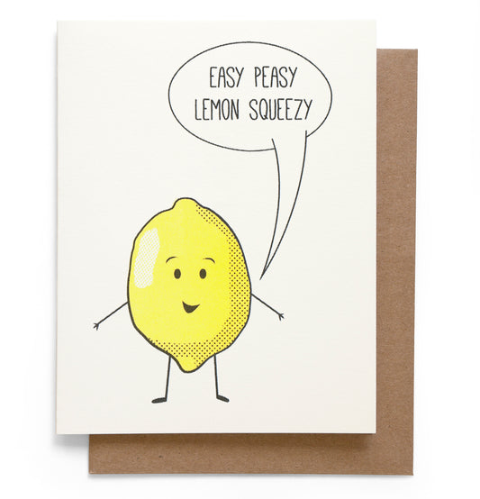 Lemon Note Card