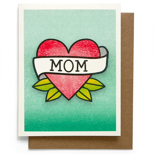 Mom Tattoo Card
