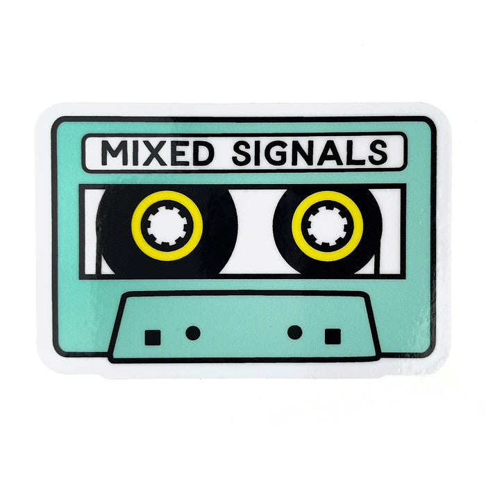 Retro Mixtape Waterproof Sticker