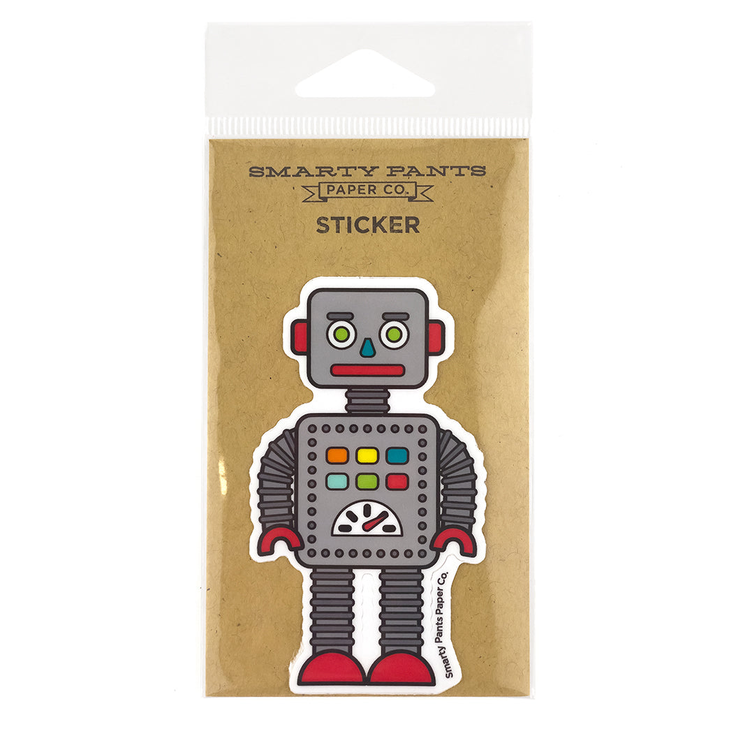 Robot Stickers Stock Illustration by ©lenmdp #13604957
