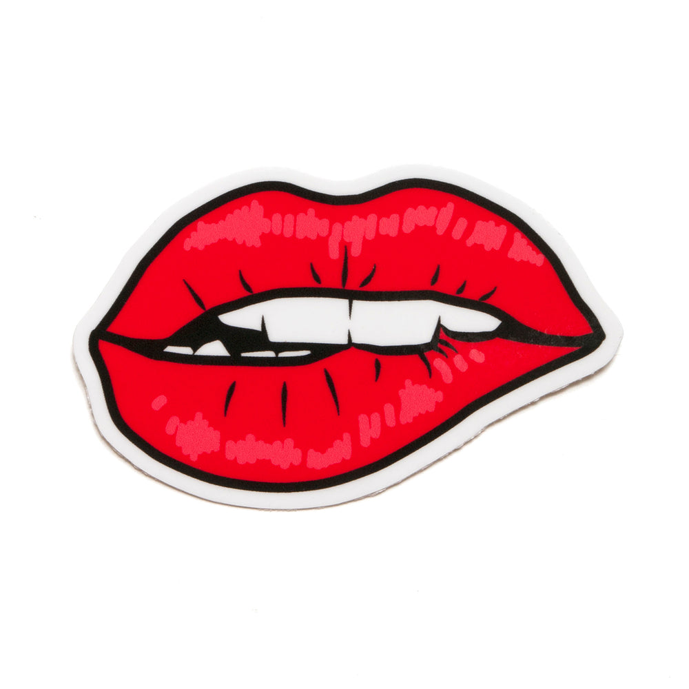 Red Lips Waterproof Sticker