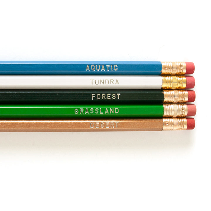Biomes Pencils