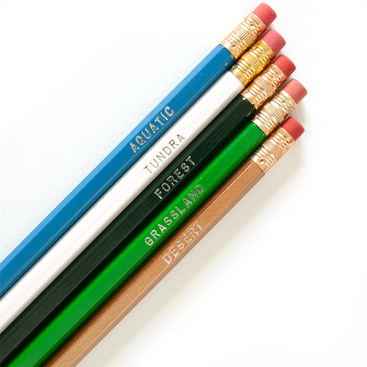 Biomes Pencils