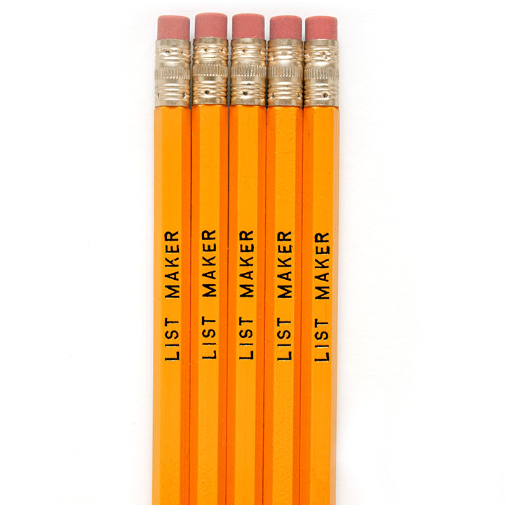List Maker Pencils